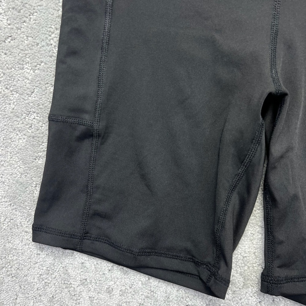 Nike Pro Combat Dri-Fit Compression Shorts Womens L Black Side Pockets Workout - Picture 3 of 11